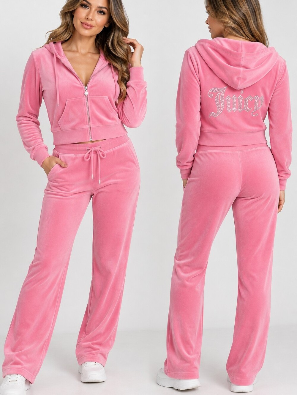Juicy Couture Pink Velour Suit